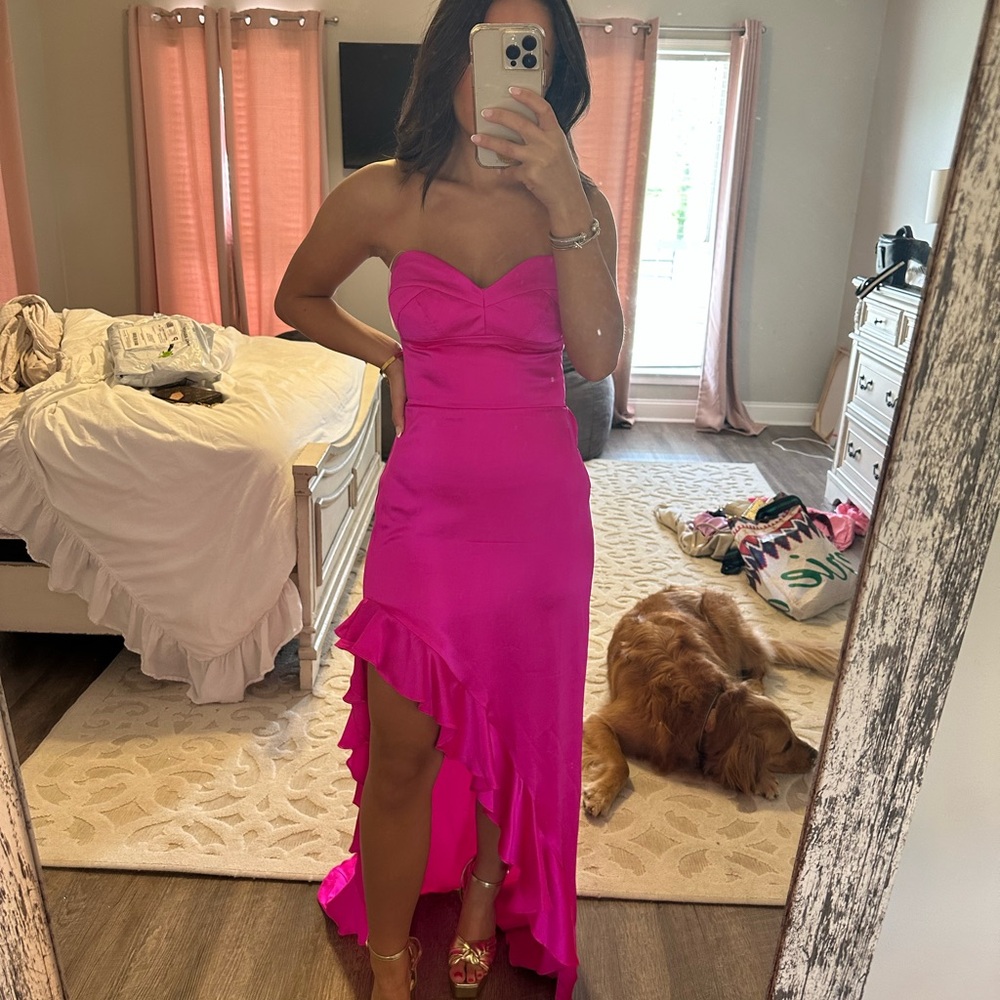 Amanda Uprichard Amalia Silk Gown